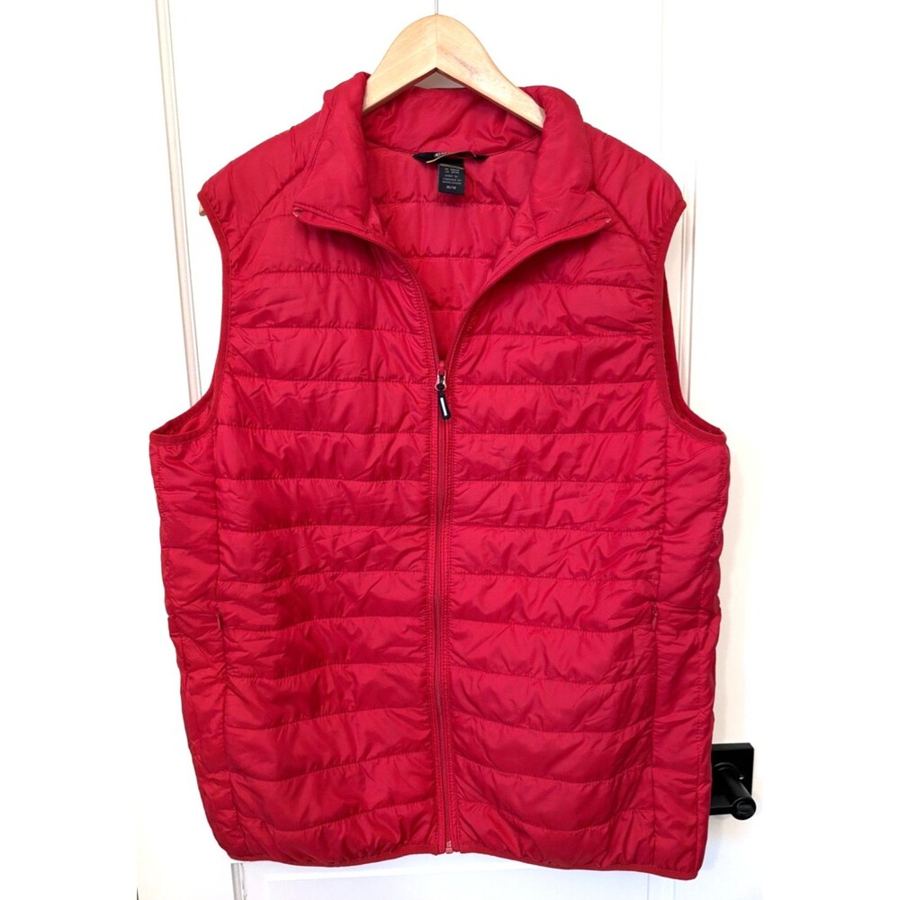 Core 365 Men's 100% Polyester Prevail Packable Puffer Vest M Red CE702 Outdoors